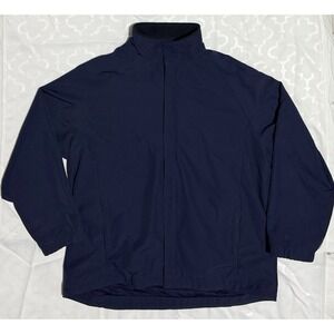Polo Ralph Lauren Golf Full Zip Long Sleeve Jacket Polyester‎ Men's Size XL Navy